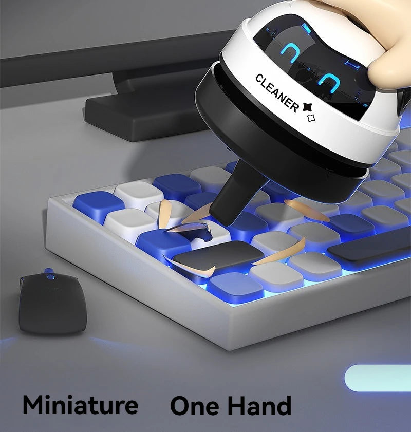 Mini Vacuum Cleaner – Rechargeable Wireless Desk, Car & Keyboard Dust Remover | Portable Handheld Clean