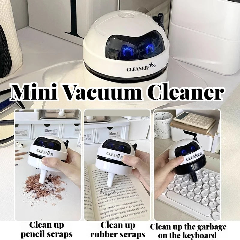 Mini Vacuum Cleaner – Rechargeable Wireless Desk, Car & Keyboard Dust Remover | Portable Handheld Clean